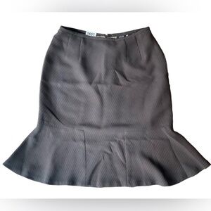 Kasper Sz 2P Elegant Gray/ Taupe Women's Pencil Mermaid MIDI Skirt